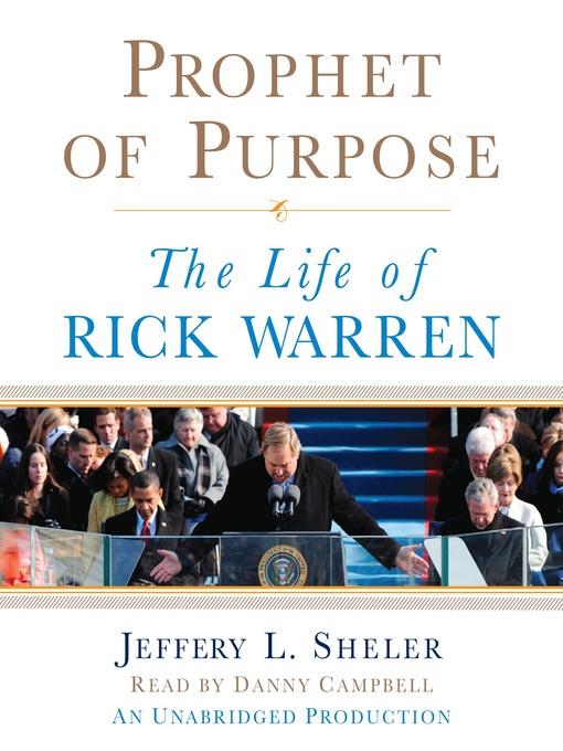 Title details for Prophet of Purpose by Jeffery L. Sheler - Wait list